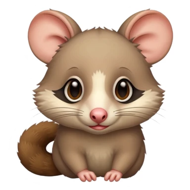 Possum kissy face  sticker