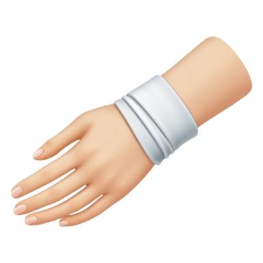 Wrist in cast sticker