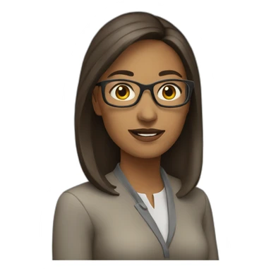 woman-strategist-working sticker