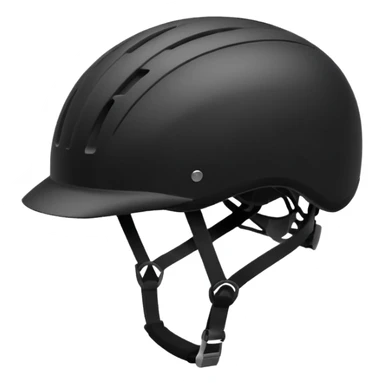 Black Bicycle Helmet sticker