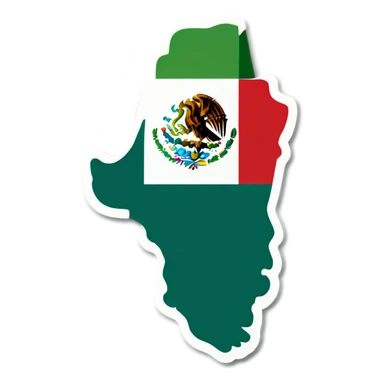 Mexico flag sticker