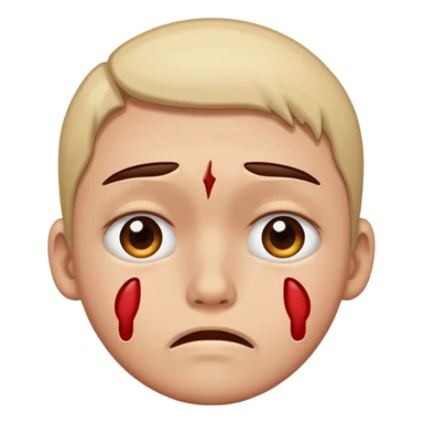 Emoji hurt sticker