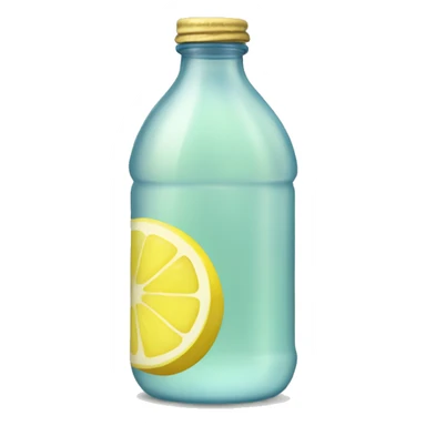 Bottle of lemonade sticker