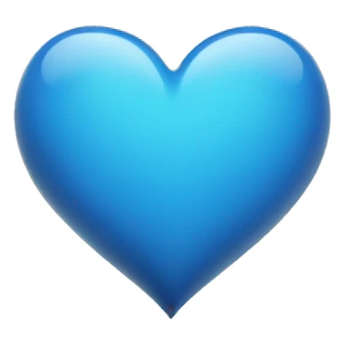 Sending a blue heart sticker