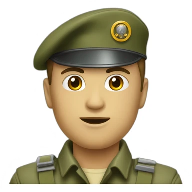 Chat qui fait un signe militaire  sticker