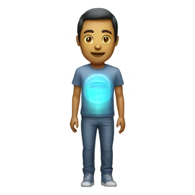 hologram human sticker
