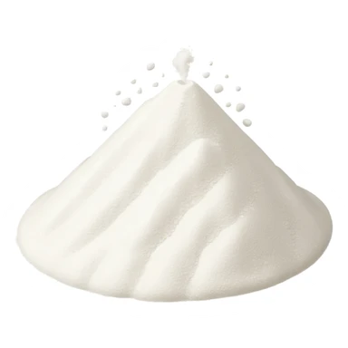 Talcum powder sticker