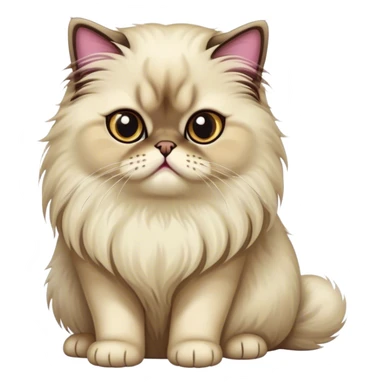 Persian cat seal point sticker