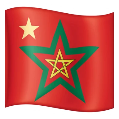 Drapeau du Maroc original sticker
