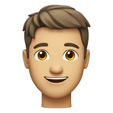 A man winks and likes with his hand sticker