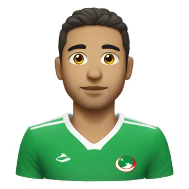 Football player from Algeria sticker