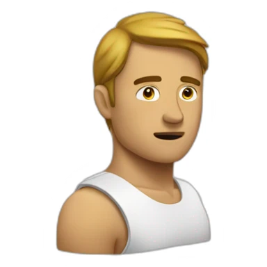 Homme qui fait un dabe sticker