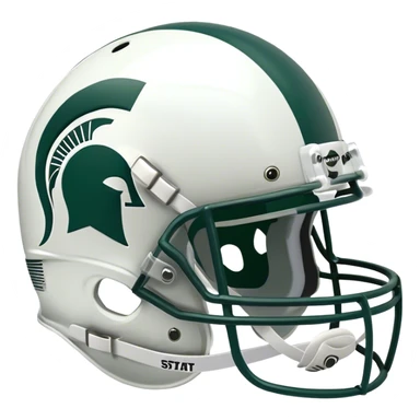 Michigan State Helmet sticker