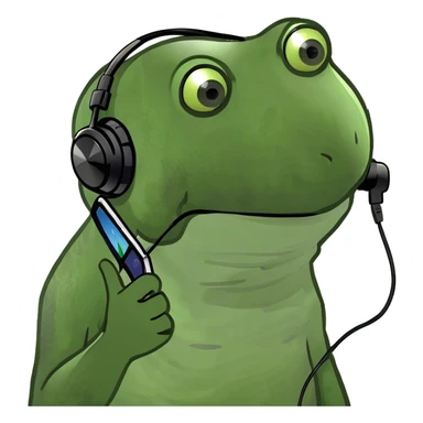Generate en emote of one man answer phone sticker