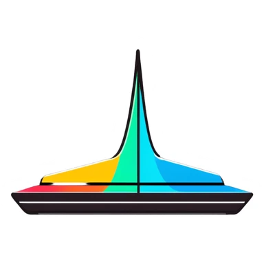 Photonic waveguide with light beam traveling through sticker