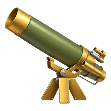 olive-colored shoulder-mounted rocket launcher sticker