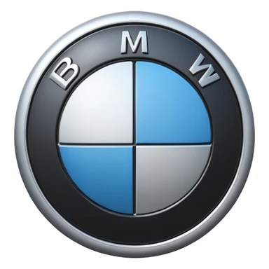 BMW logo emoji 3d sticker