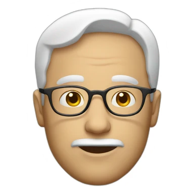 WHITE MEN WITH BROKEN GLASSES sticker