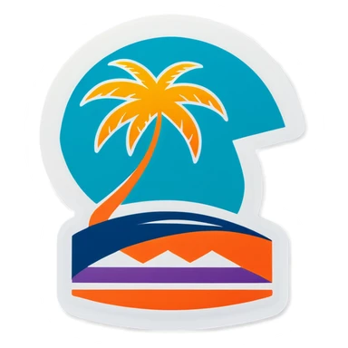 Miami  sticker