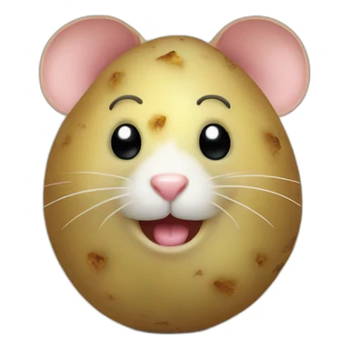 mice potato sticker