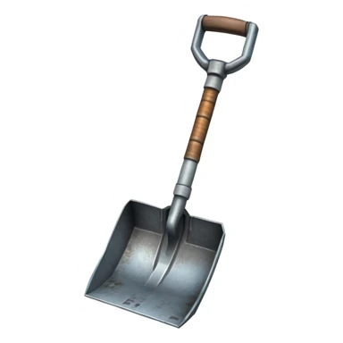 Minecraft shovel sticker