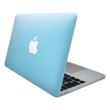 skyblue macbook sticker