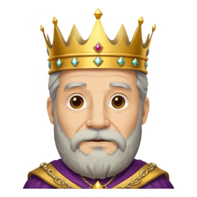 Make it based off a king make it based off the king , but make it an old man sticker