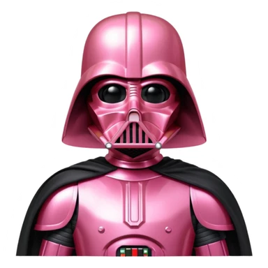 dart vader in pink sticker