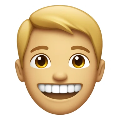 Smile with big gap  sticker