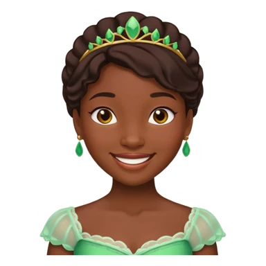 tạo cho tôi emoji công chúa tianna sticker