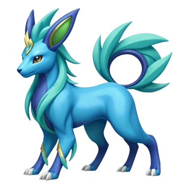Manectric-Suicune-Virizion-Zygarde-fusion-hybrid-creature  sticker