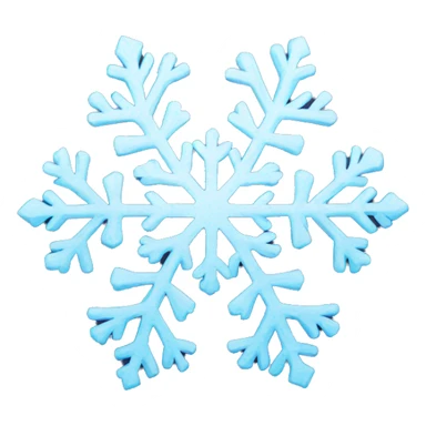 snowflake sticker