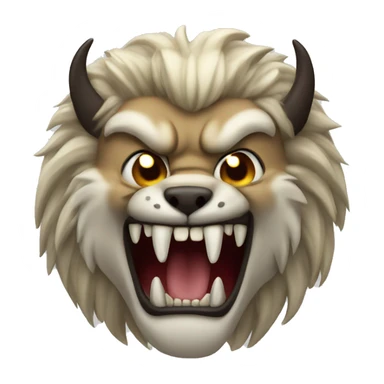 Devil sabertooth sticker