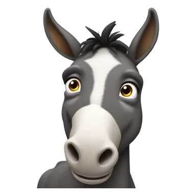 Smart ass donkey sticker