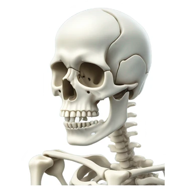 Xray skeleton sticker