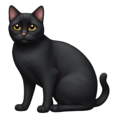 fat bombay cat sticker