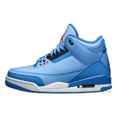 Blue Air Jordan III sticker