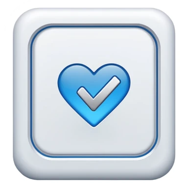 Blue tick in white box for a admin of Roblox sticker