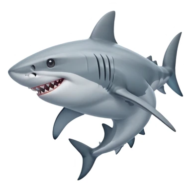 a shark with three legs wearing nike shoes on each foot sticker