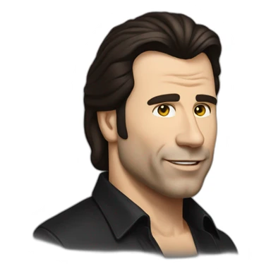 john travolta forward sticker