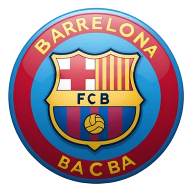 Fc Barcelona logo imoji sticker