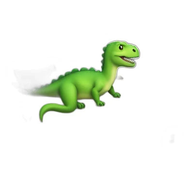 dinosaur sleeping on bed sticker