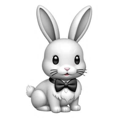 playboy bunny wearing bow tie logo (side view) sticker