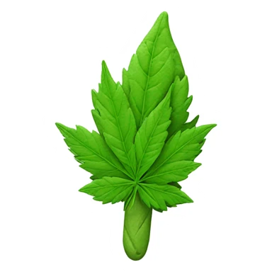 Weed joint sticker