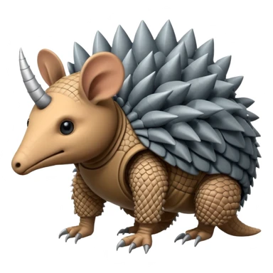 winged armadillo sticker