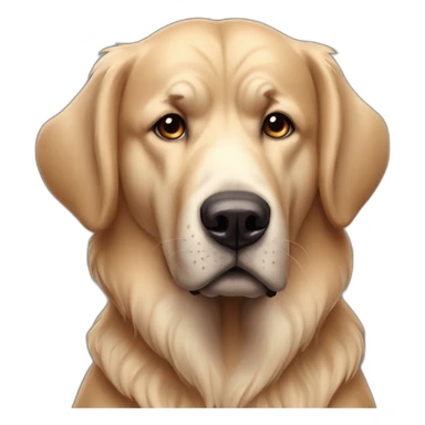 Big dog named Corentin sticker