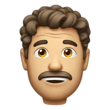 embarassed man sticker