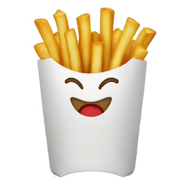 McDonald fries sticker