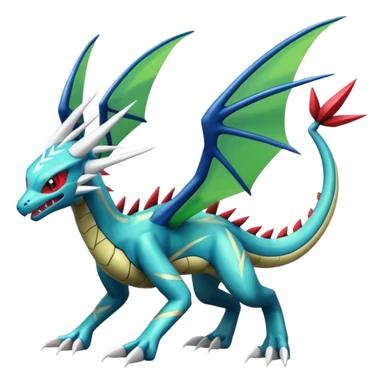 Dialga-Zeraora-Flygon-fusion sticker