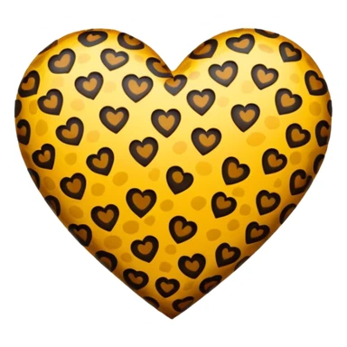 Lepord heart sticker
